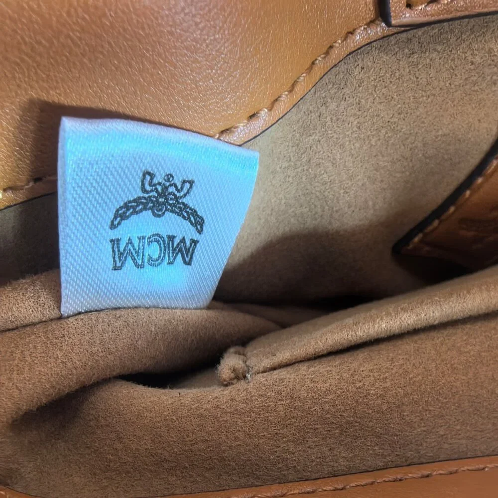 MCM AREN Mini Tote Bag Crossbody Bag Bucket Bag Women's Bag - Picture 8 of 8